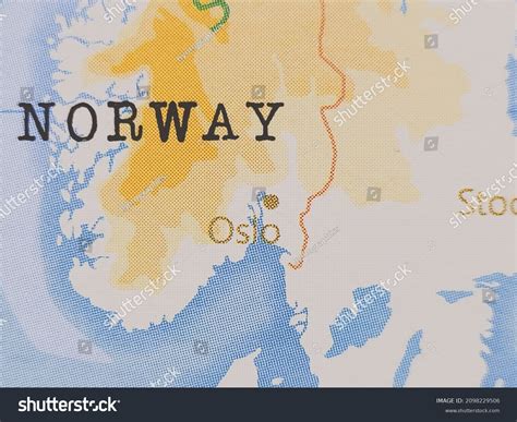 Oslo Realistic World Map Stock Photo 2098229506 | Shutterstock