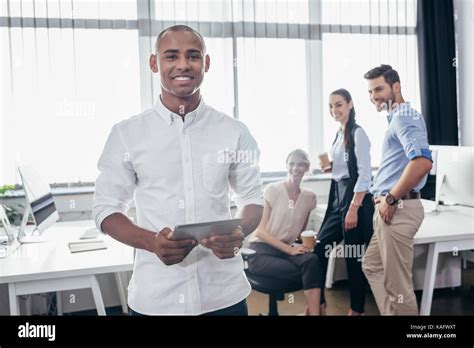 Smiling African American Businessman 的图像结果