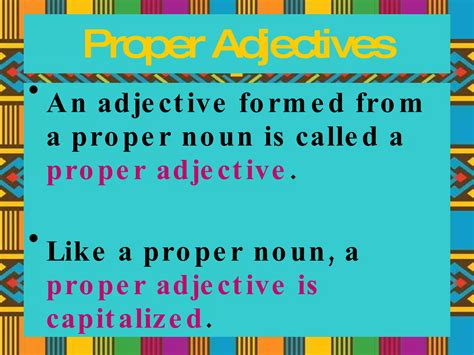 Proper Adjectives | PPT
