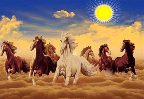 Buy 7 Horse Wallpaper For Wall online in India