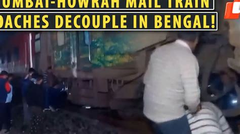 Train Mishap Averted! Two Coaches Of Howrah-Mumbai Mail Decouple Near ...