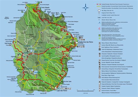Flores island (Azores): a guide to visit the island [with map] on your ...