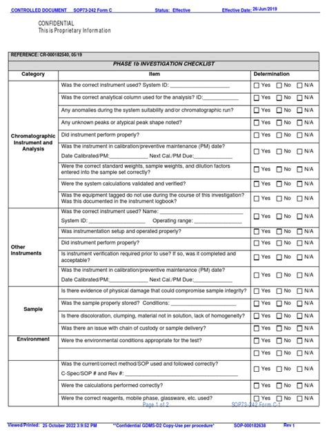 Image result for Level 1 Procedure Checklist