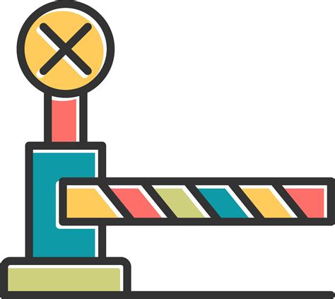 Image result for Level Crossing Icon