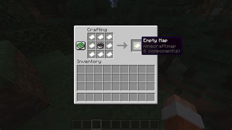Image result for How to Craft a Map in Minecraft Java