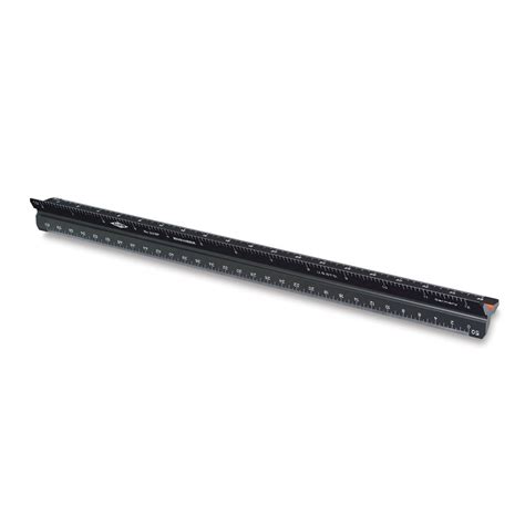 Alvin Professional Triangular Scale - , 12", Black, Engineering, Color ...