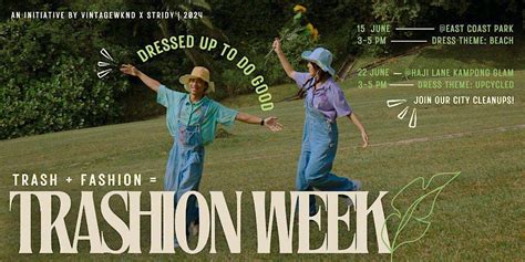 Trashion Week: Vintagewknd x Stridy Clean up Haji Lane (Go Green SG ...