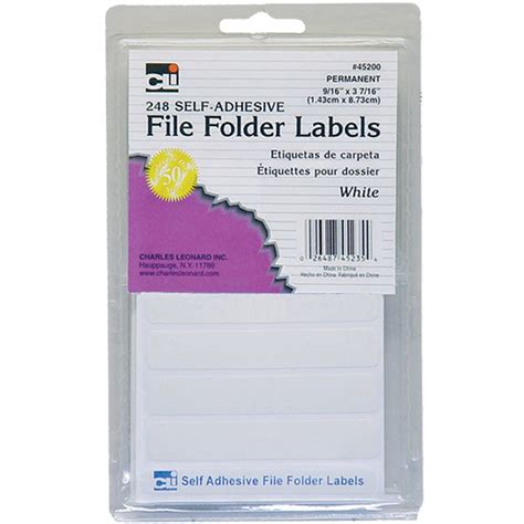 Image result for White File Folder Labels