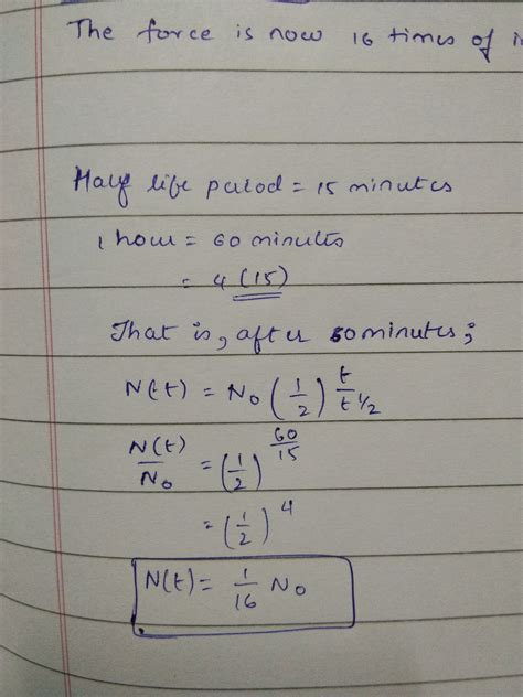 The half-life period of a first order reaction is 15 minutes. The ...