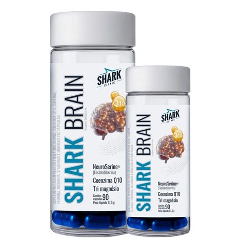 Shark Brain Pote 90 Cápsulas Shark Pro - Fit House