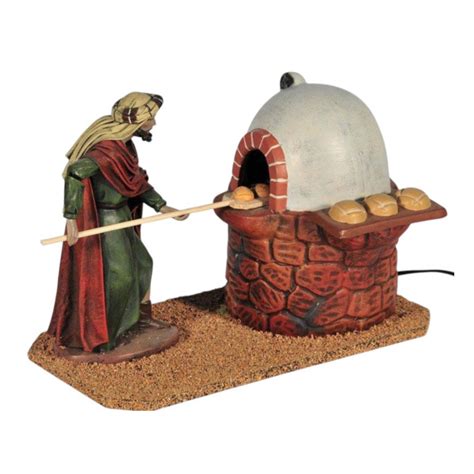 Horno con movimiento - Galán 14 cm - EL PESEBRE