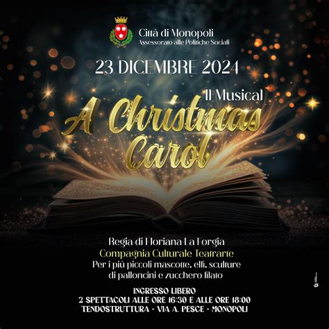 A Christmas Carol – Il Musical - Monopoli City Tourism