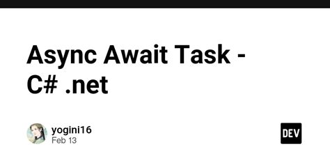 Image result for Async Await Net Core