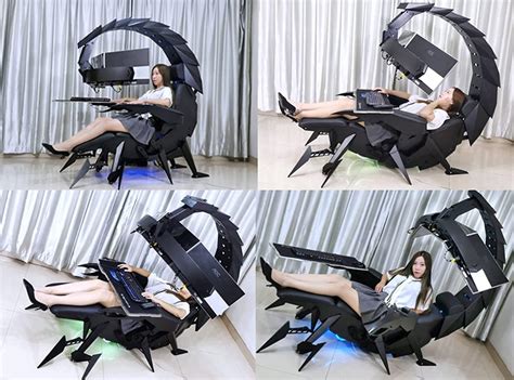 Buy Fly YUTING Gaming Chair, Ergonomic Computer Cockpit Chair with Led ...