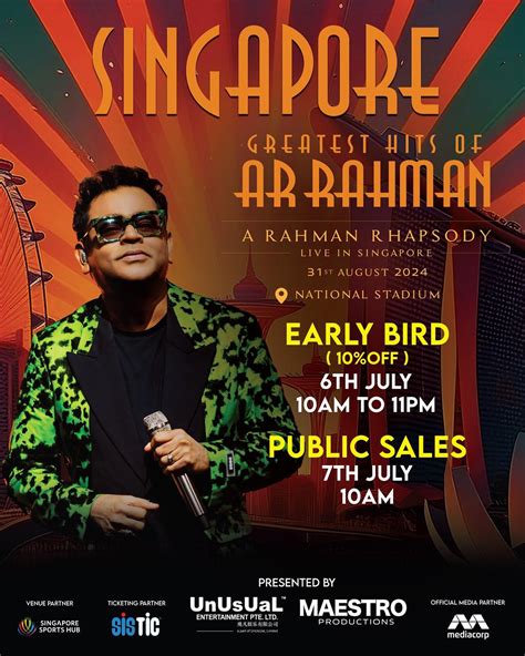A Rahman Rhapsody Live in Singapore｜Concert