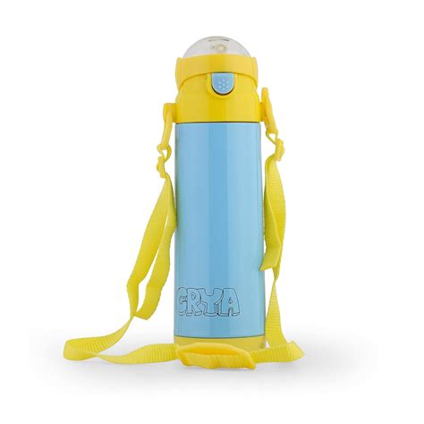 CRYA Kidster Sipper 500ml Stainless Steel Water Bottle for Hot and Cold ...