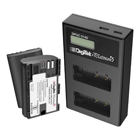 Buy Digitek (DPUC-014 D LP E6 P) Platinum Dual Port Li-ion LCD Battery ...