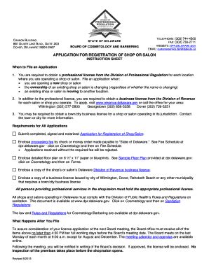 Fillable Online dpr delaware state of delaware application for ...