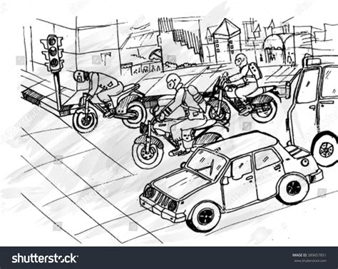 Busy City Drawing 的图像结果