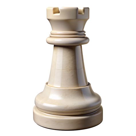 White Rook Chess Piece 3d Graphic 45686319 PNG