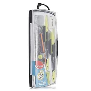 Maped Metal Open Compass - 9 Pcs Set - (Colors May Vary) | Geometry Box ...