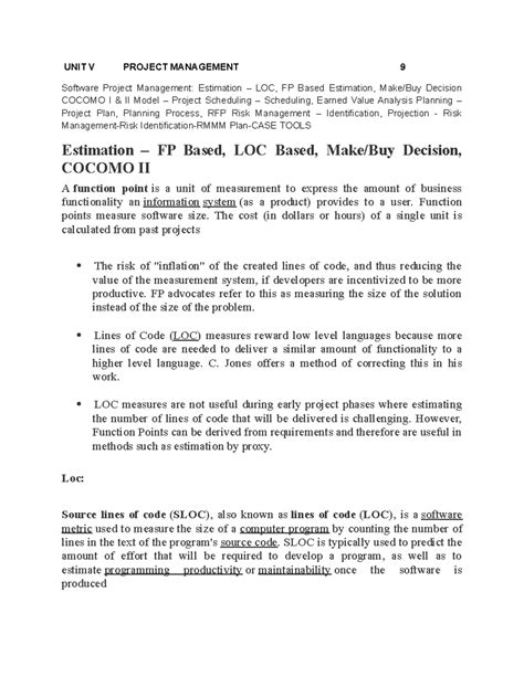 Unit 2 - Lecture notes 1-7 - Unit-2 Software Requirement Specifications ...
