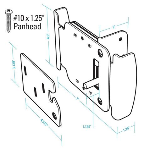 Buy Two-way Fence Gate Latch Online at Lowest Price in Ubuy India ...