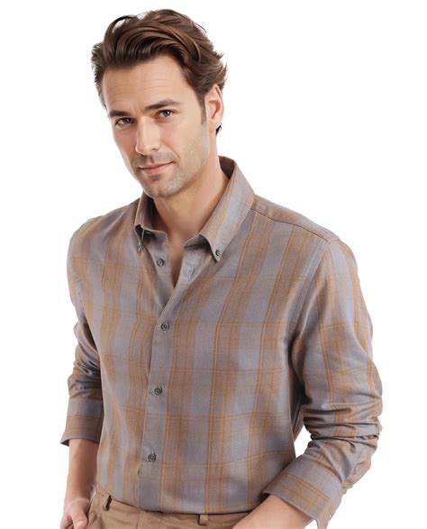 Rare Rabbit Men's Funto Dark Grey Cotton Checked Print Regular Fit Ful