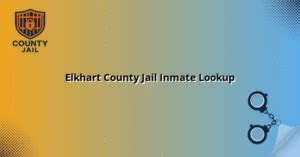 Elkhart County Jail Inmate Lookup