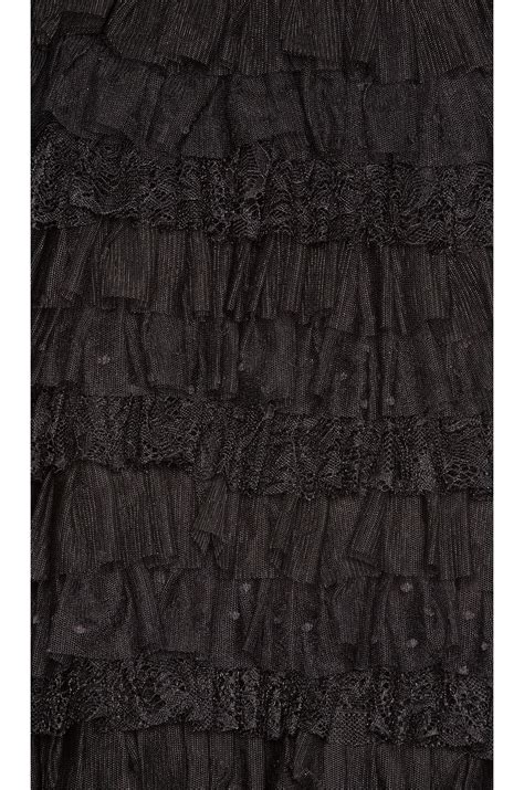 BCBGMAXAZRIA Strapless High-Low Gown in Black | REVOLVE