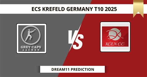 GCA vs KCC Dream11 Prediction: Pitch Report & Stats, ECS T10 Germany ...