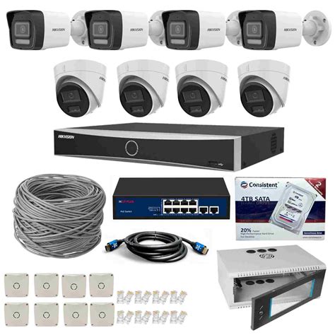 Buy Hikvision 8 Channel DS-7608NXI-K1 NVR with 2MP IP Smart Hybrid 4 ...