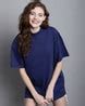 Buy Navy Blue Tshirts for Women by Door74 Online | Ajio.com