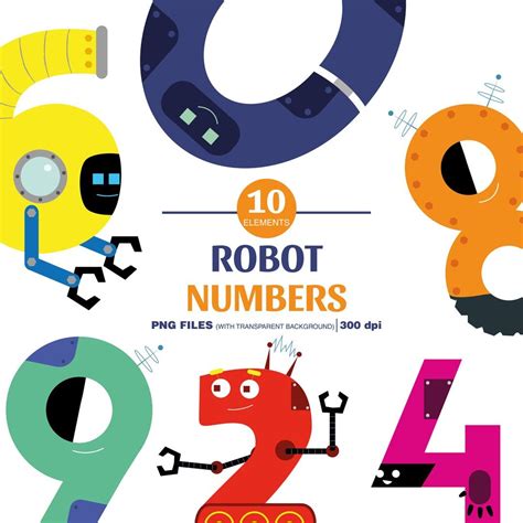 Robot Numbers Worksheet 的图像结果