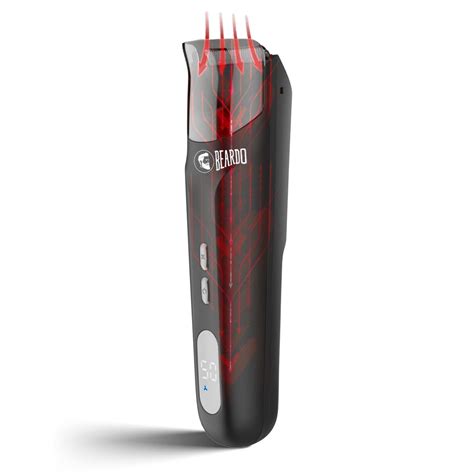 BEARDO Ninja-X Vacuum Trimmer for Men | Beard Trim & Clean 2-in-1 ...