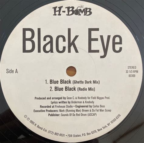 Black Eye / Blue Black | MOREBOUNCE RECORDS