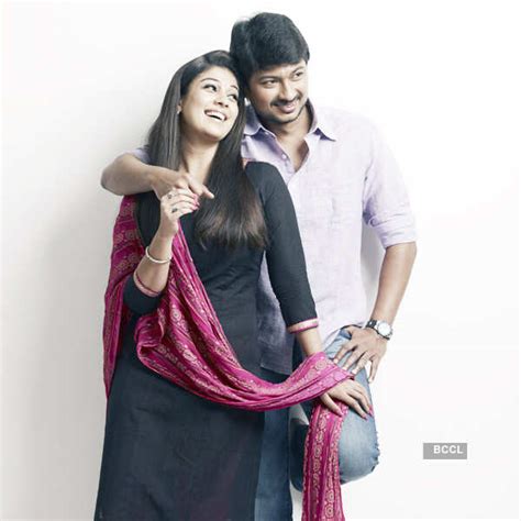 Nayanthara and Udhayanidhi Stalin in a still from the Tamil movie Ithu ...