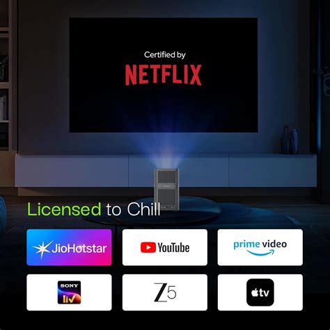 Lumio Arc 5 Projector | Official Google TV & Netflix | 1080p Full HD ...