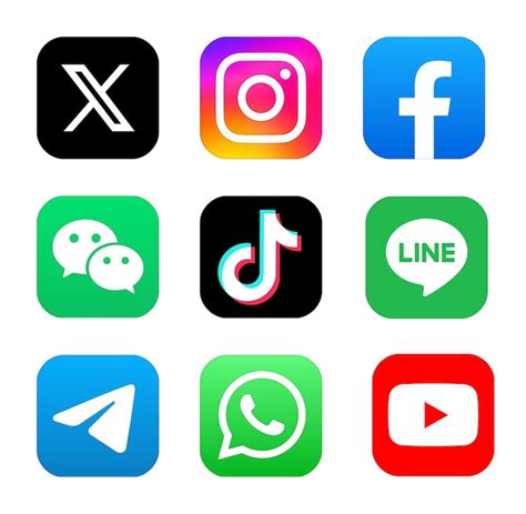 Instagram tiktok facebook whatsapp x twitter youtube and telegram ...