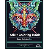 Adult Coloring Book Stress Relieving Patterns : Adult Coloring Book ...