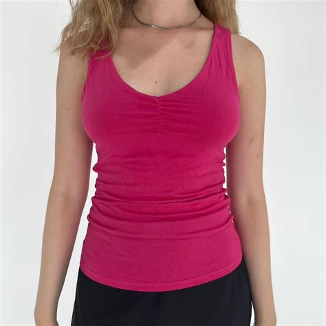 Loveeeeliest hot pink V neck long vest!! SO... - Depop