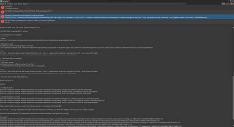 Image result for Why Gradle Build Failed in Unity