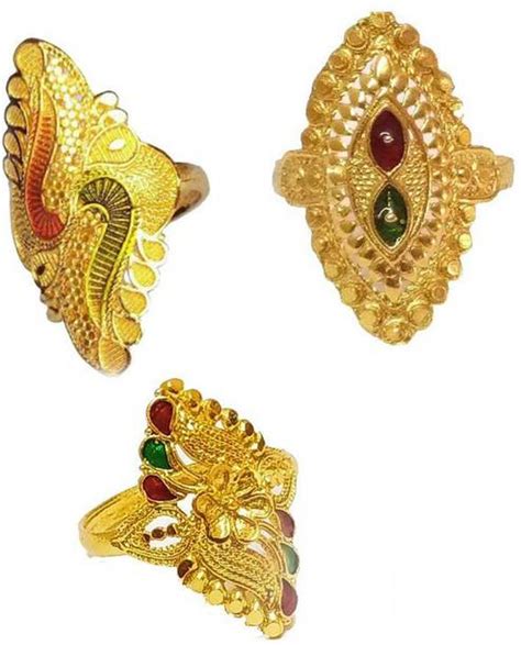 3 Gram Gold Ring - Buy 3 Gram Gold Ring online at Best Prices in India ...