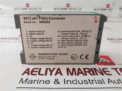 Rheintacho 5873.X01 F/I(U)-converter – Aeliya Marine Tech®