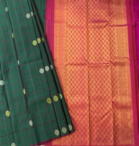 Checks Kanjeevaram KK TH MKC-4-25-1487 – Pratha Sarees by Kavita Koparkar