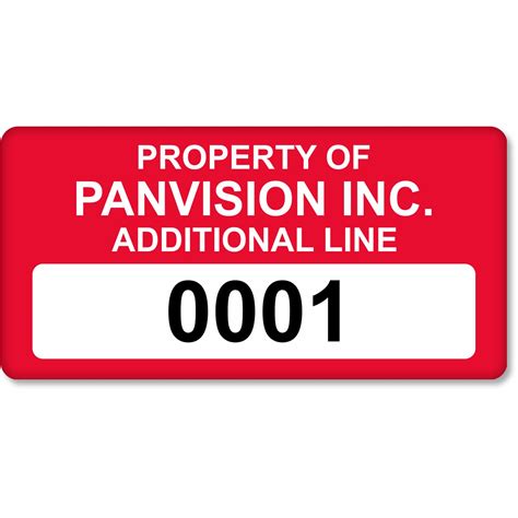 Custom Asset Labels With Sequential Numbering 0 75 X 1 | Desertcart INDIA