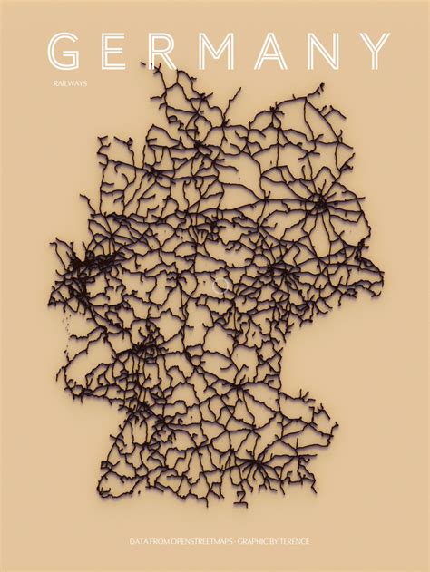 Germany Line Map 的图像结果