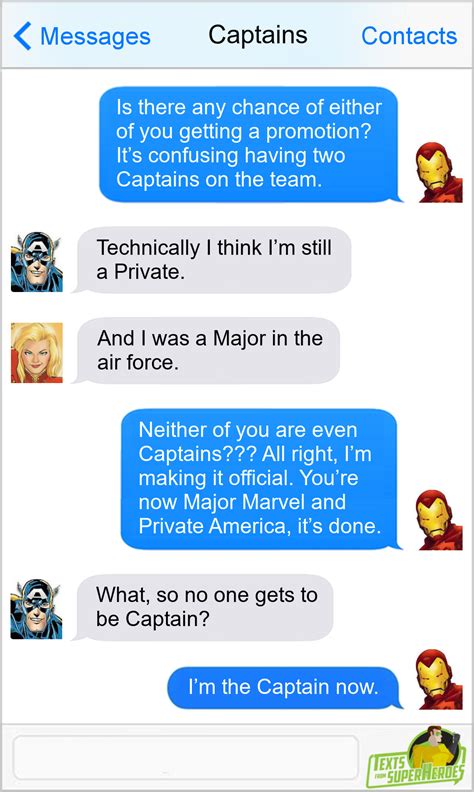 Texts From Superheroes