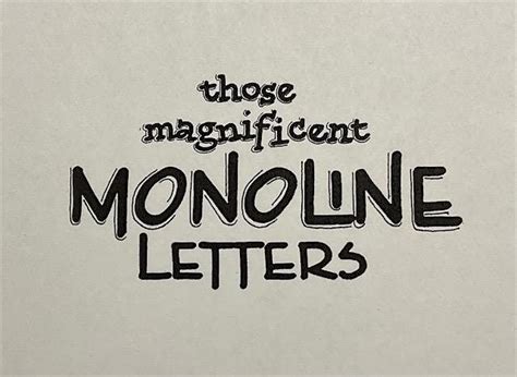 Those Magnificent Monoline Letters Mini Mac, Life in a Craft Room ...