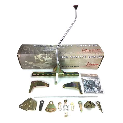 GM 4L80 (E) Dual Action Shifter Kit 23" Arm w/ Dual Bend and Black Knob ...